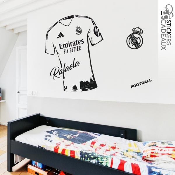 Sticker Maillot de football Real Madrid Signature