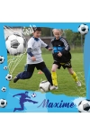 Poster footballeur avec prénom personnalisable