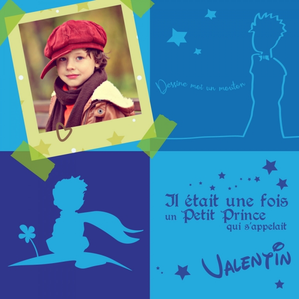 Poster Petit Prince personnalisable