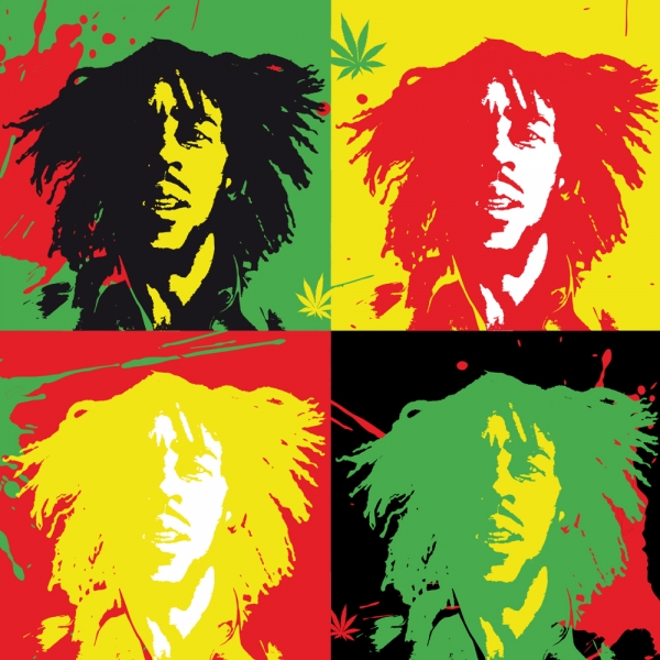 Bob Marley Pop Art