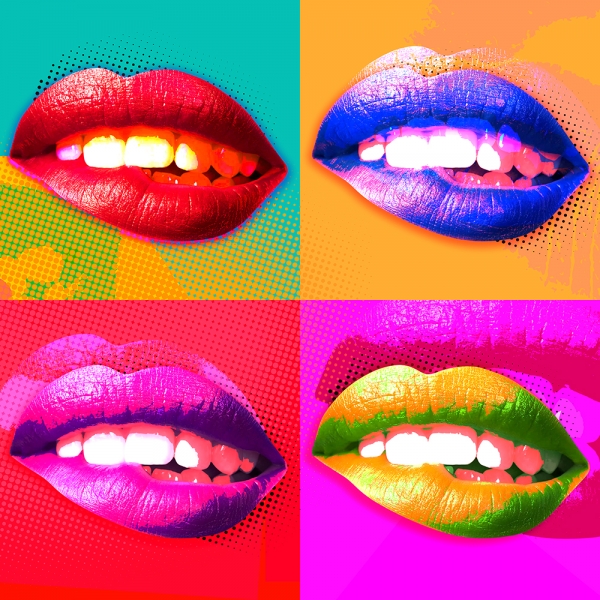 Lips Pop-Art